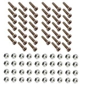پیچ و مهره  مدل m3 15mm مجموعه 80 عددی